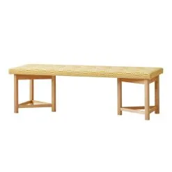 Ornäs Kolmiojalka Bench, 150 Cm, Birch - Doris Yellow