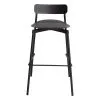 Petite Friture Fromme Bar Stool, 75 Cm, Black 2 Petite Friture Fromme Bar Stool, 75 Cm, Black -Stools Store Petite Friture M0810401 fromme barstool black PF cut out HD