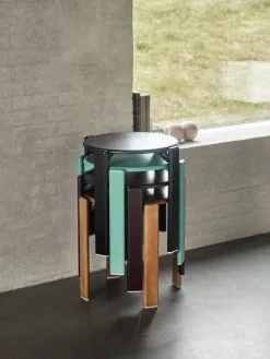 HAY Rey Stool, Umber Brown -Stools Store Rey Stool family 02 1