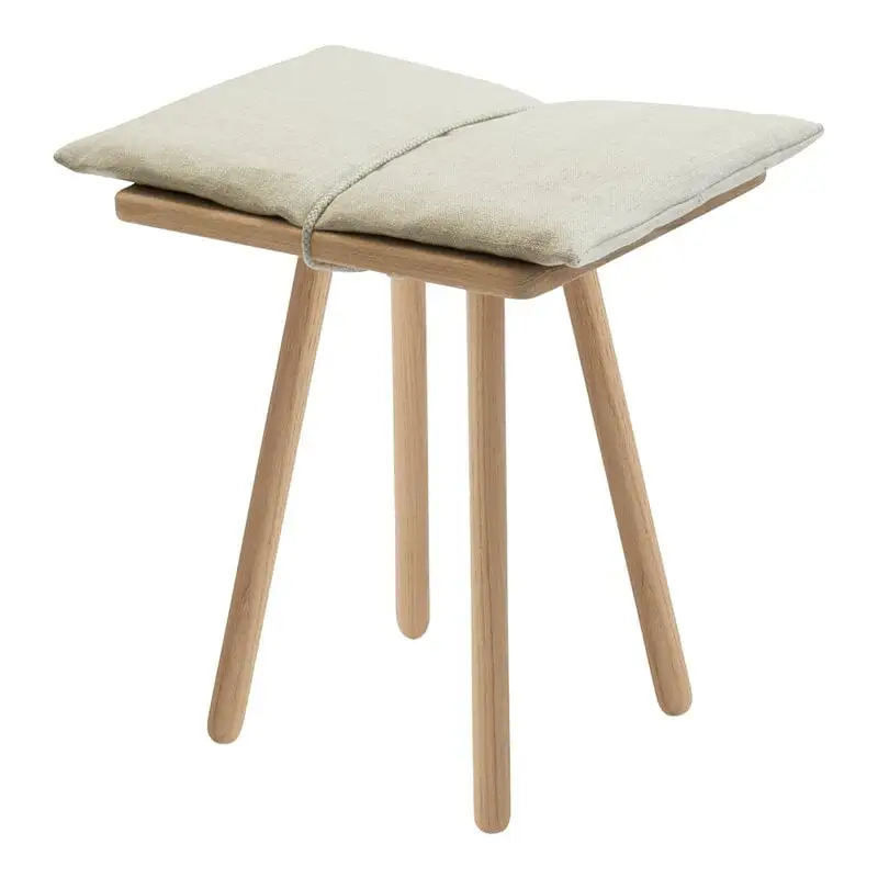 Skagerak Georg Stool, Oak - Linen 3 Skagerak Georg Stool, Oak - Linen