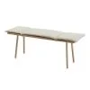 Skagerak Georg Bench, Oak - Linen 2 Skagerak Georg Bench, Oak - Linen -Stools Store Skagerak SR1930381 1 ta