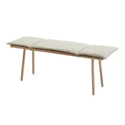 Skagerak Georg Bench, Oak - Linen