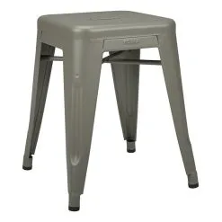 Tolix Stool H45, Matt Gris De Paris