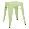 Tolix Stool H45, Matt Anise Green -Stools Store TL00519 VERTANIS TabouretH45 VertAnis C EE