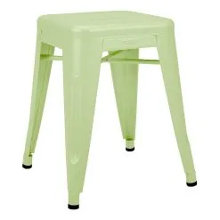 Tolix Stool H45, Matt Anise Green