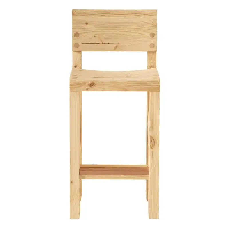 Vaarnii 001 Bar Stool, 65 Cm, Pine 4 Vaarnii 001 Bar Stool, 65 Cm, Pine - Image 2