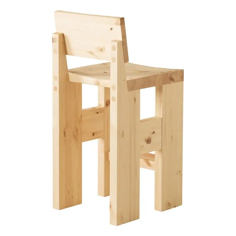 Vaarnii 001 Bar Stool, 65 Cm, Pine 8 Vaarnii 001 Bar Stool, 65 Cm, Pine - Image 6