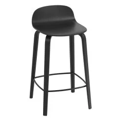 Muuto Visu Counter Stool, 65 Cm, Black