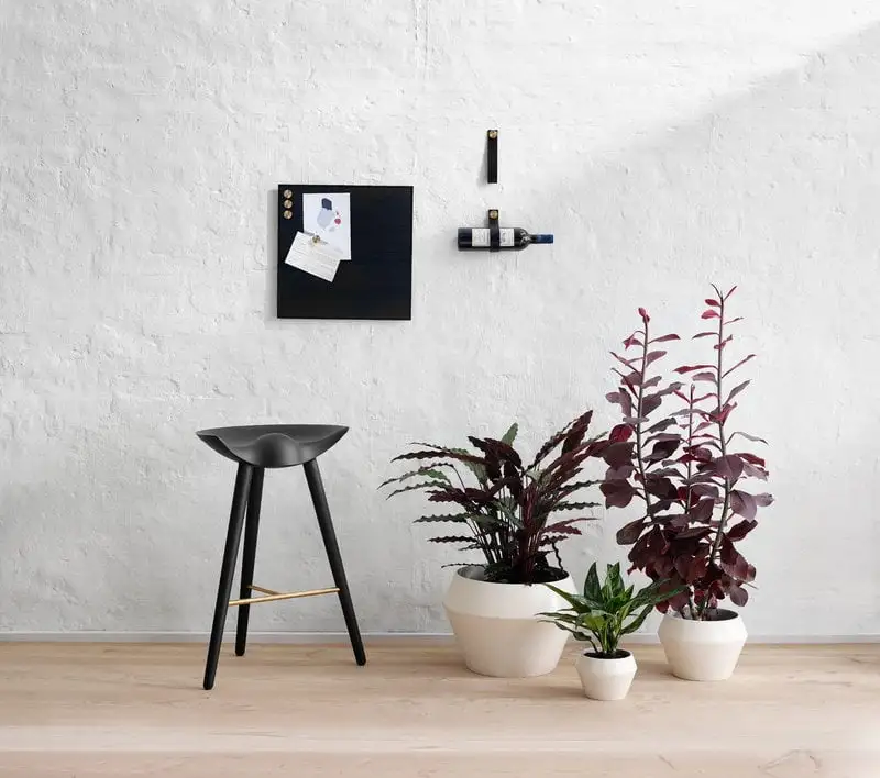 By Lassen ML42 Bar Stool, 69 Cm, Black Stained Beech - Brass 5 By Lassen ML42 Bar Stool, 69 Cm, Black Stained Beech - Brass - Image 3