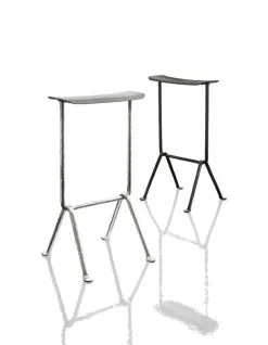 Magis Officina Bar Stool, High, Galvanized, Metallised Grey -Stools Store officina 1