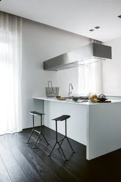 Magis Officina Bar Stool, High, Galvanized, Black -Stools Store officina set 1