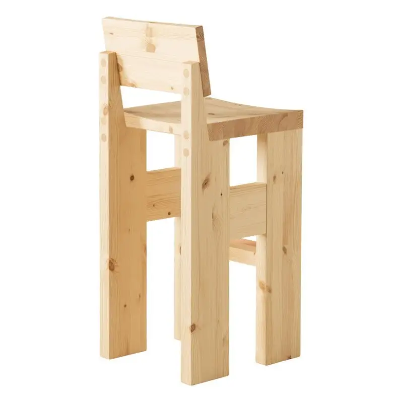 Vaarnii 001 Bar Stool, 76 Cm, Pine 7 Vaarnii 001 Bar Stool, 76 Cm, Pine - Image 5