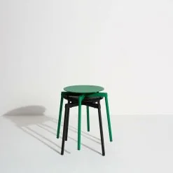 Petite Friture Fromme Stool, Mint Green -Stools Store tabouret metal 2