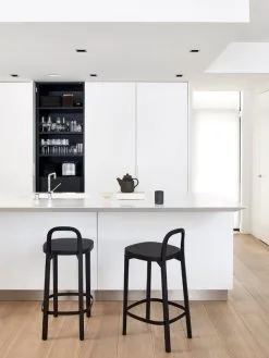 Woodnotes Siro+ Bar Stool 65 Cm, Black -Stools Store wn sirobar w3087